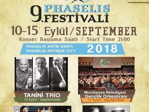 9. Phaselis Festivali... ANTİK KENTTE CAZDAN TANGOYA!..