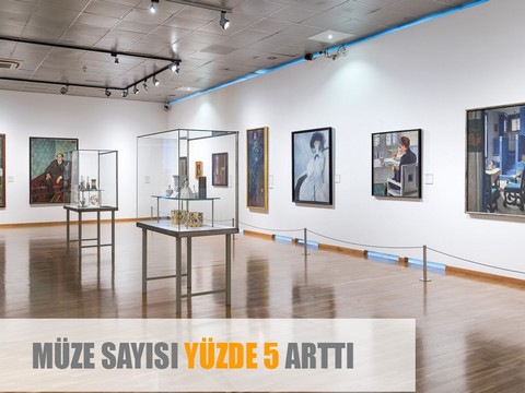 MÜZE SAYISI YÜZDE 5 ARTTI!..