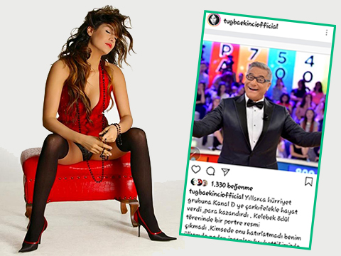 Tuğba Ekinci… “ALTIN KELEBEK”İ TOPA TUTTU!