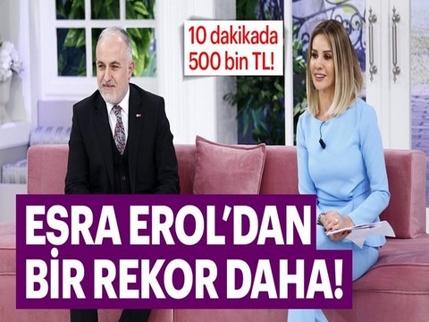 Esra Erol'da... BİR REKORA DAHA İMZA ATILDI!..