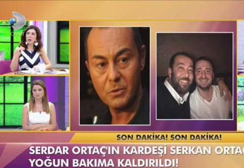 Serdar Ortaç... KARDEŞİ YOĞUN BAKIMA ALINDI!