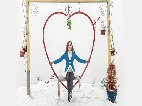 Burcu Güneş... KAPADOKYA'DA ÇOCUKLAR GİBİ EĞLENDİ!..