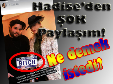 Hadise... BU NASIL OY İSTEMEK?
