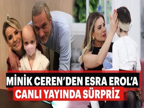 Esra Erol...  MİNİK CEREN'DEN CANLI YAYINDA SÜRPRİZ!..