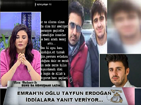 Emrah... OĞLU TAYFUN'DAN ÇARPICI AÇIKLAMALAR!..