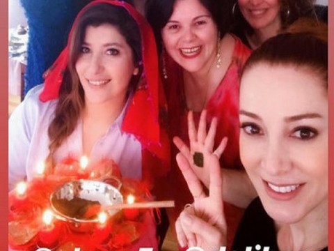 Şebnem Bozoklu Atkaya... NİKAHTAN SONRA KINA YAKILDI!..