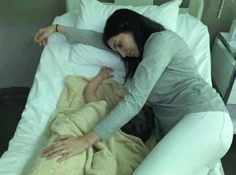 Başak Sayan... MİNİK OĞLU KORKUTTU!