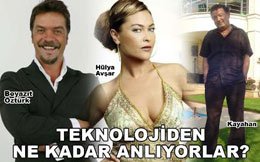 ÜNLÜLERİN TEKNOLOJİYLE ARASI NASIL?