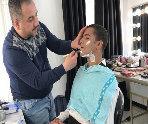 Brahim Zaibat... MADONNA'NIN EX SEVGİLİSİNE TÜRK USULÜ  TRAŞ!..