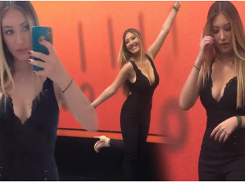 Yasmin Erbil... DEKOLTEDE SINIR TANIMIYOR!