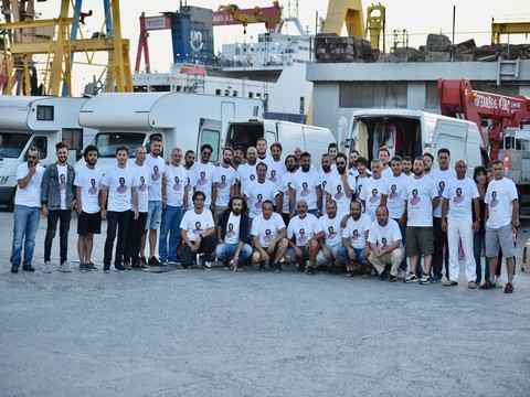 Ali Sunal... HARAKET 8 EKİBİNDEN SÜRPRİZ KARŞILAMA!..