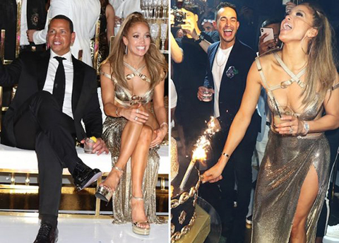 Jennifer Lopez...50 YAŞINA MUHTEŞEM KUTLAMA!