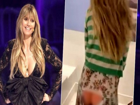 Heidi Klum... KALÇA DANSIYLA SOSYAL MEDYAYI SALLADI!..