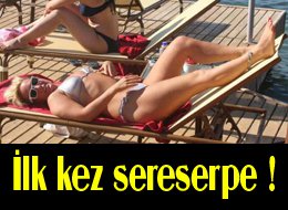 Saba Tümer... BİKİNİYLE YAKALANDI!..