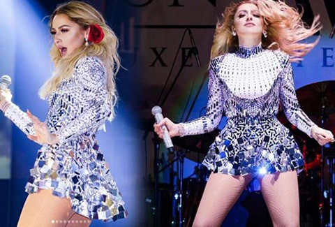 Hadise...KIBRIS'TA MİNİ ETEK ŞOV!