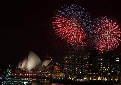 DÜNYA 2020'Yİ KARŞILAMAYA BAŞLADI!