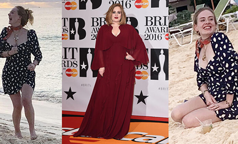 Adele...BOŞANDIKTAN SONRA İĞNE İPLİĞE DÖNDÜ!