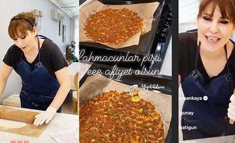 Funda Arar...HEM LAHMACUN AÇTI, HEM  KONSER VERDİ!