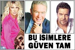 TÜRK İNSANININ GÜVENDİĞİ ÜNLÜLER!