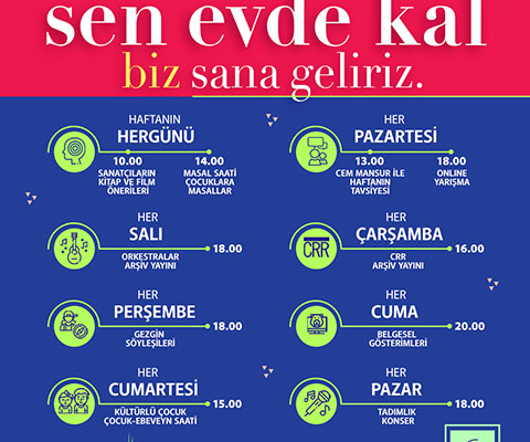 'SEN EVDE KAL BİZ SANA GELİRİZ!'