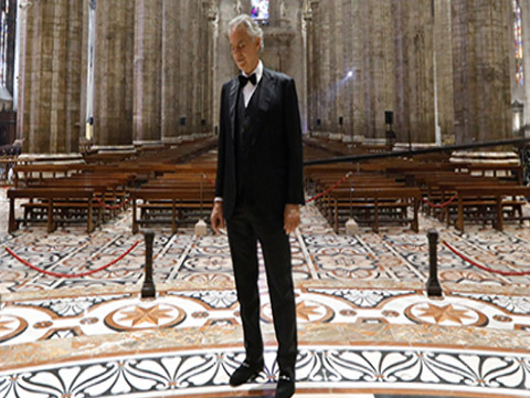 Andrea Bocelli...ÇOK ÖZEL BİR PERFORMANS: “MUSIC FOR HOPE”