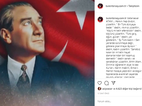 Bülent Ersoy…ATATÜRK’E MEKTUP YAZDI!