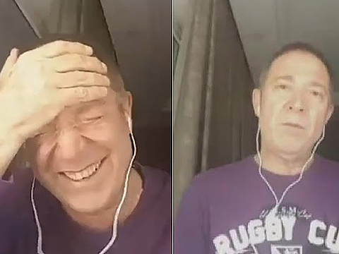 Sümer Ezgü… CANLI YAYINDA TABUREDEN DÜŞTÜ!