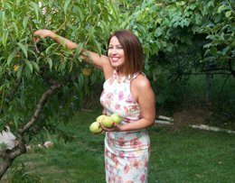 Devrim Erden... DOMATES FESTİVALİNDE, ELMA TOPLADI!..