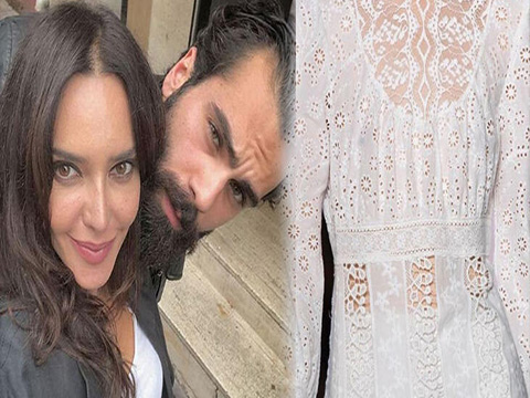 Hande Ataizi...GELİNLİK MODELİNİ TAKİPÇİLERİNE SORDU!