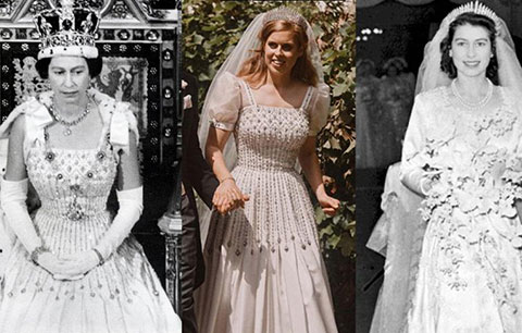 Kraliçe II. Elizabeth... HEM TACINI, HEM ELBİSESİNİ DÜĞÜN İÇİN VERDİ!