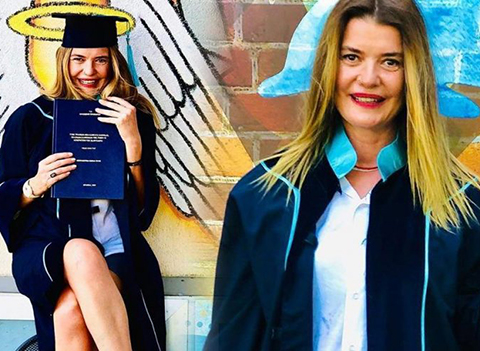 Şebnem Özinal... MEZUN OLDU!