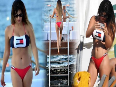 Tuğba Ekinci... TATİLDE SOSYAL MEDYA ARASI!