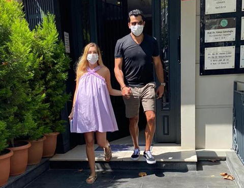 Sinem Kobal İmirzalıoğlu... KARNI BURNUNDA İLK KARE!