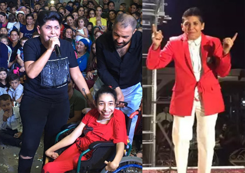 Cansever... ENGELLİ HAYRANINI KIRMADI!