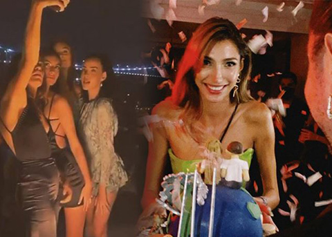 Şevval Şahin... CORONA GÖLGESİNDE DOĞUM GÜNÜ PARTİSİ!