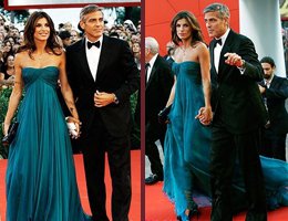 George Clooney-Elisabetta Canalis... YILIN AŞKI KIRMIZI HALIDA...