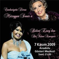 Bülent Ersoy... YÜZYILIN KONSERİ CUMHURİYETİN  DİVASI MÜZEYYEN SENAR İÇİN!