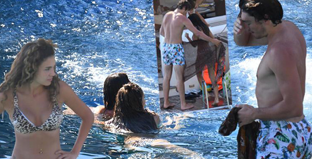 Ebru Şahin-Cedi Osman... MAVİ TURA ÇIKTILAR!