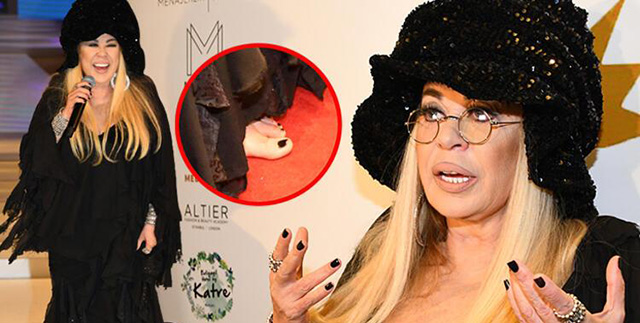 Zerrin Özer... ÇIPLAK AYAKLI KONTES!