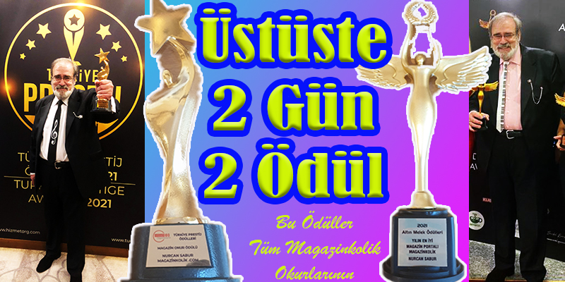 Magazinkolik ve Nurcan Sabur…  2 ÖDÜL BİRDEN…