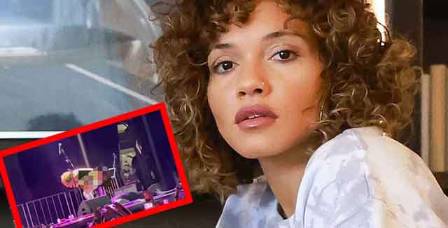 Sophia Urista... KONSERDE HAYRANINI YERE YATIRDI, YÜZÜNE İŞEDİ!