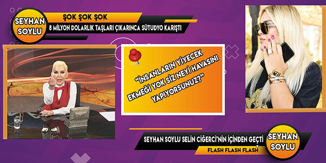 Seyhan Soylu... 'İNSANLARIN YİYECEK  EKMEĞİ YOK SİZ NEYİN HAVASINI YAPIYORSUNUZ?'