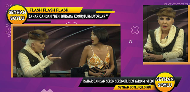 GAZETECİ BAŞAK ÇOKAN'I HASTANELİK EDEN BAHAR CANDAN, BU SEFER SİSİ’Yİ DELİRTTİ!