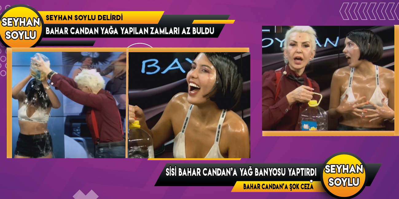 Bahar Candan… CANLI YAYINDAN BAŞINDAN AŞAĞI YAĞ DÖKÜLDÜ!