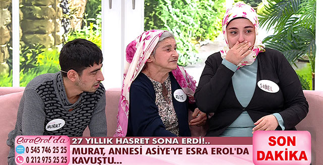 ANNESİNE 27 YIL SONRA İLK KEZ  ESRA EROL’DA KAVUŞTU!