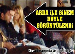 Sinem Kobal-Arda Turan... BU KEZ DE ROMA'DA YAKALANDILAR...