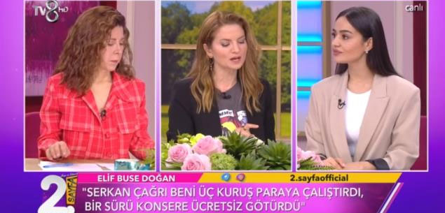 Elif Buse Doğan... 'SERKAN ÇAĞRI BENİ TEHDİT ETTİ!'
