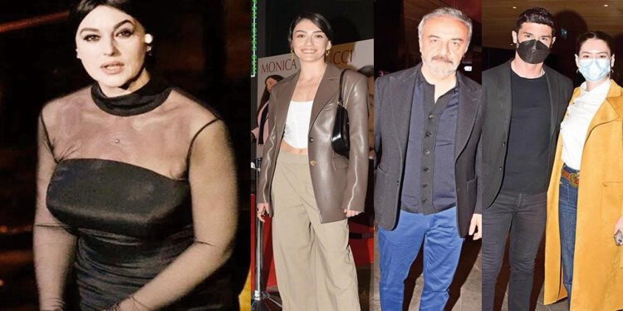 Monica Bellucci... İTALYAN YILDIZ RÜZGAR GİBİ GEÇTİ!