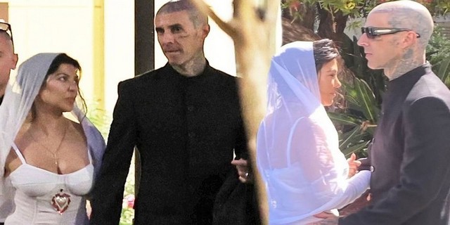 Kourtney Kardashian - Travis Barker... BU KEZ RESMEN YASAL OLARAK EVLENDİLER!..