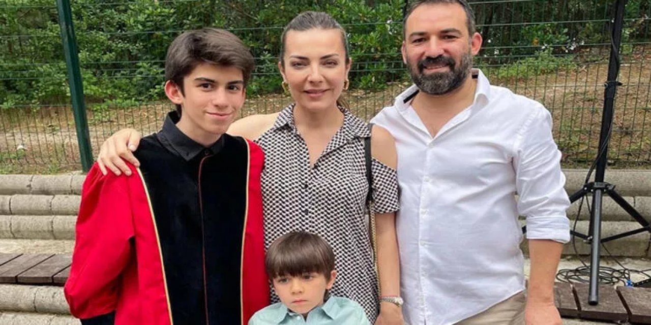Fırat Parlak-Burcu Kara... OĞULLARININ MEZUNİYETİ GURURLANDIRDI.